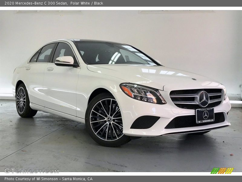 Polar White / Black 2020 Mercedes-Benz C 300 Sedan