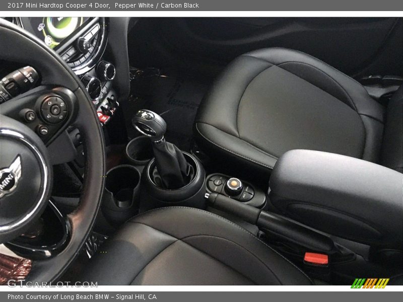 Pepper White / Carbon Black 2017 Mini Hardtop Cooper 4 Door
