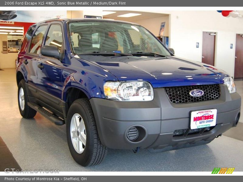 Sonic Blue Metallic / Medium/Dark Flint 2006 Ford Escape XLS 4WD