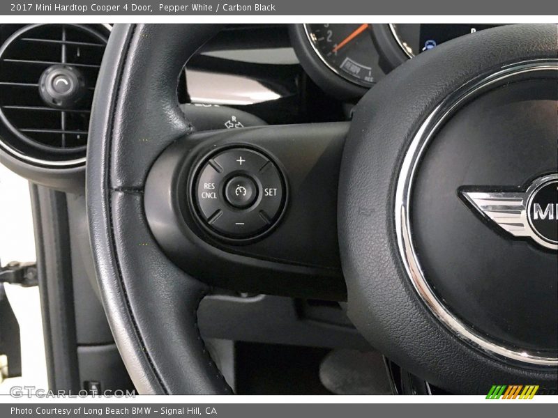 Pepper White / Carbon Black 2017 Mini Hardtop Cooper 4 Door