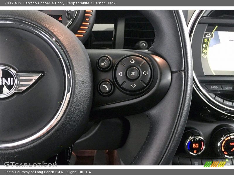 Pepper White / Carbon Black 2017 Mini Hardtop Cooper 4 Door