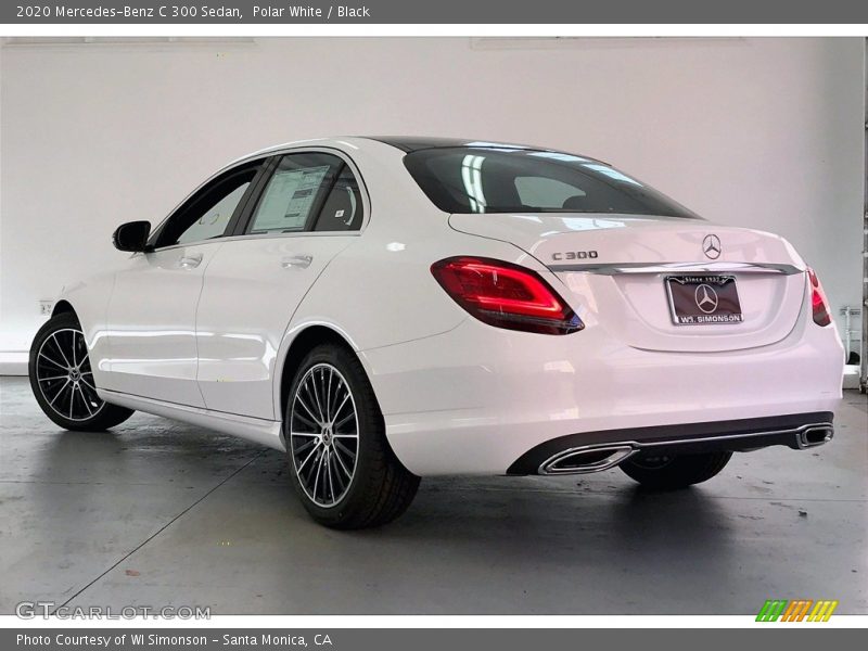 Polar White / Black 2020 Mercedes-Benz C 300 Sedan