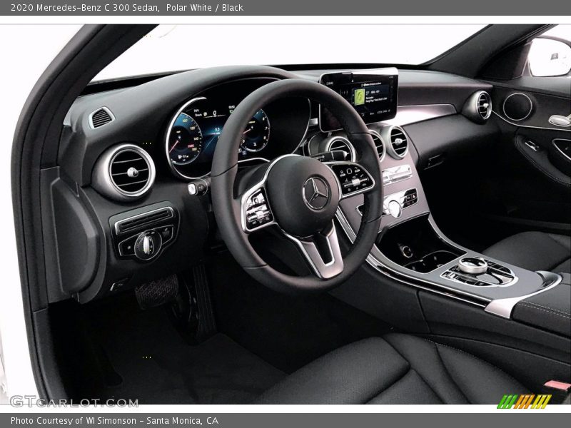 Polar White / Black 2020 Mercedes-Benz C 300 Sedan