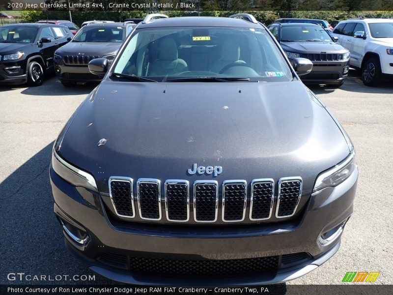 Granite Crystal Metallic / Black 2020 Jeep Cherokee Limited 4x4