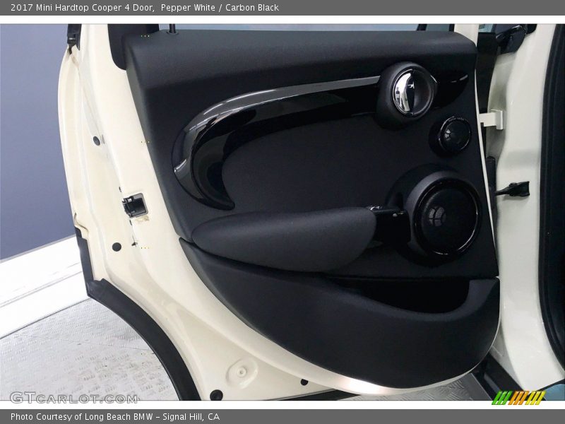 Pepper White / Carbon Black 2017 Mini Hardtop Cooper 4 Door