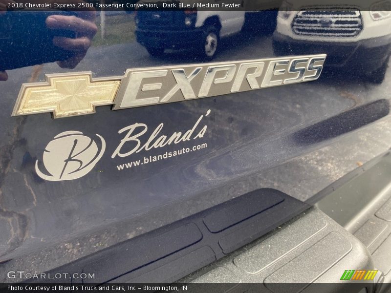 Dark Blue / Medium Pewter 2018 Chevrolet Express 2500 Passenger Conversion