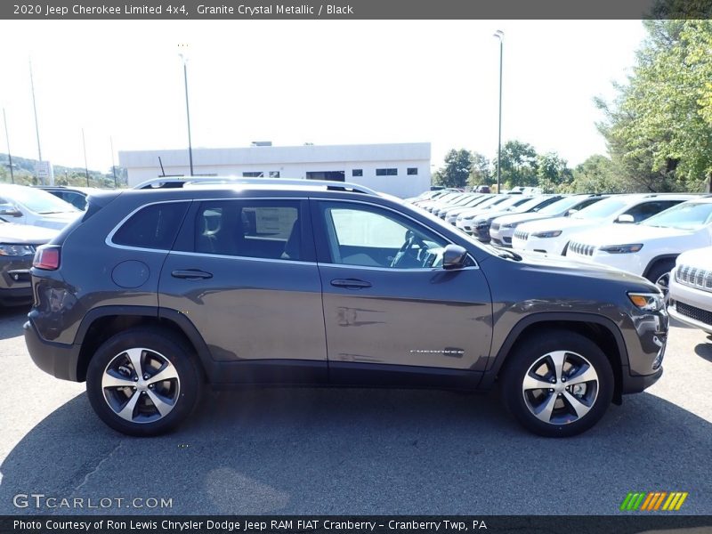 Granite Crystal Metallic / Black 2020 Jeep Cherokee Limited 4x4