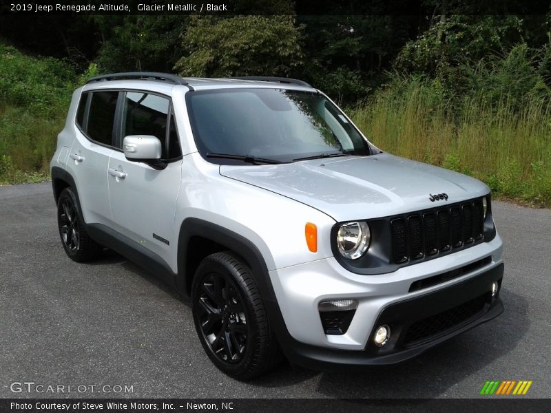 Glacier Metallic / Black 2019 Jeep Renegade Altitude