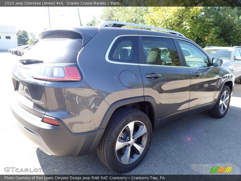 Granite Crystal Metallic / Black 2020 Jeep Cherokee Limited 4x4
