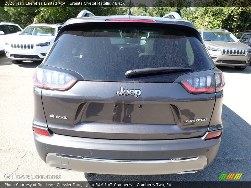 Granite Crystal Metallic / Black 2020 Jeep Cherokee Limited 4x4