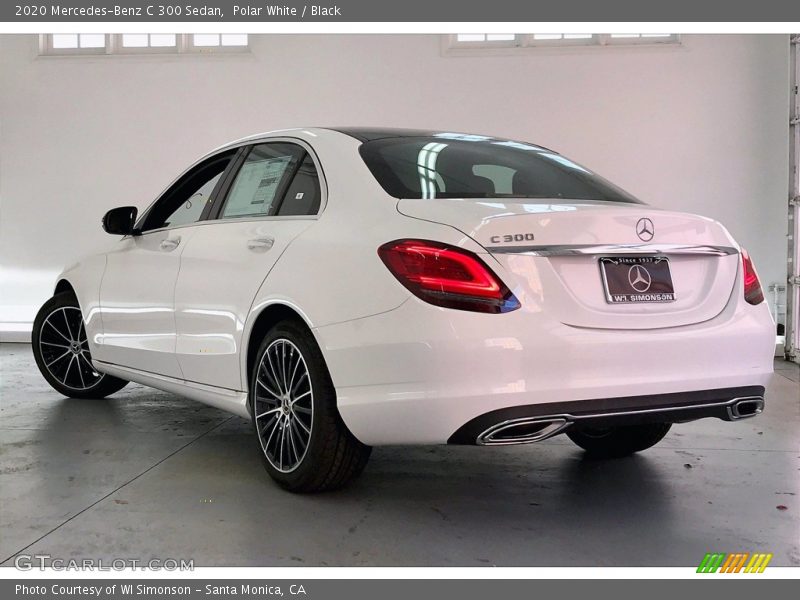Polar White / Black 2020 Mercedes-Benz C 300 Sedan