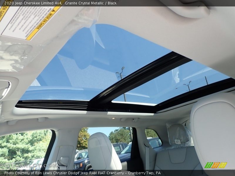 Granite Crystal Metallic / Black 2020 Jeep Cherokee Limited 4x4