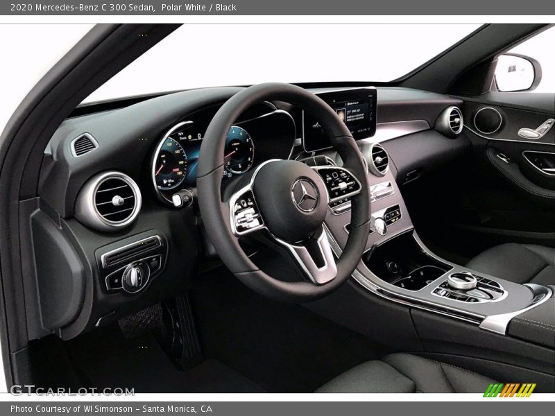 Polar White / Black 2020 Mercedes-Benz C 300 Sedan