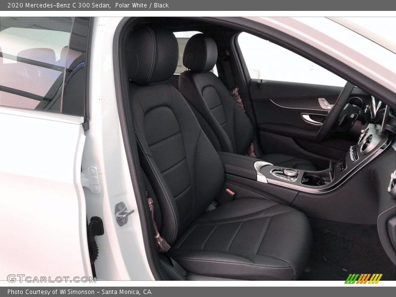 Polar White / Black 2020 Mercedes-Benz C 300 Sedan