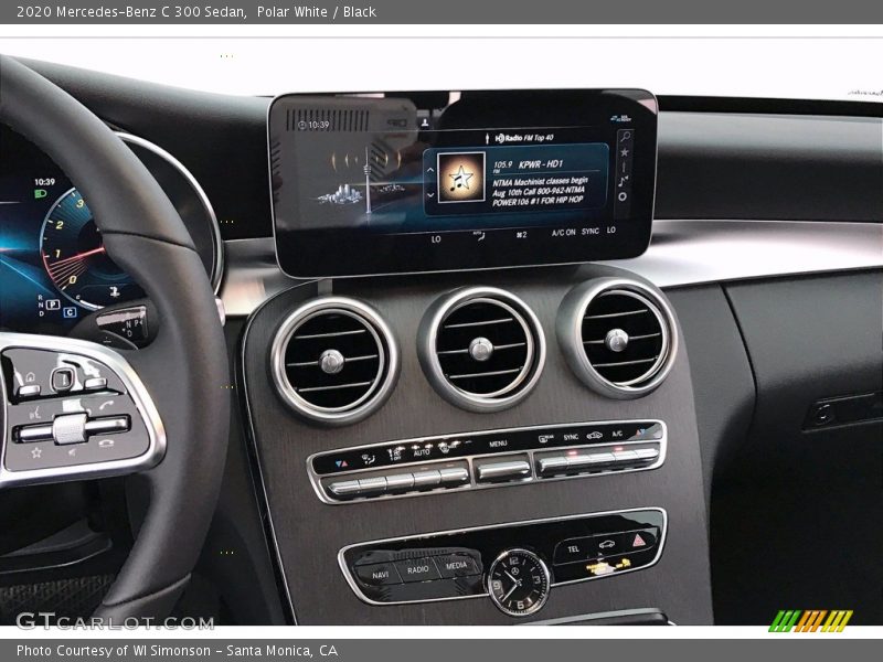 Polar White / Black 2020 Mercedes-Benz C 300 Sedan