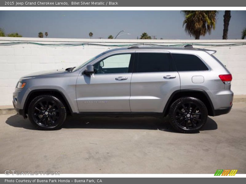 Billet Silver Metallic / Black 2015 Jeep Grand Cherokee Laredo