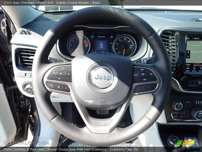 Granite Crystal Metallic / Black 2020 Jeep Cherokee Limited 4x4