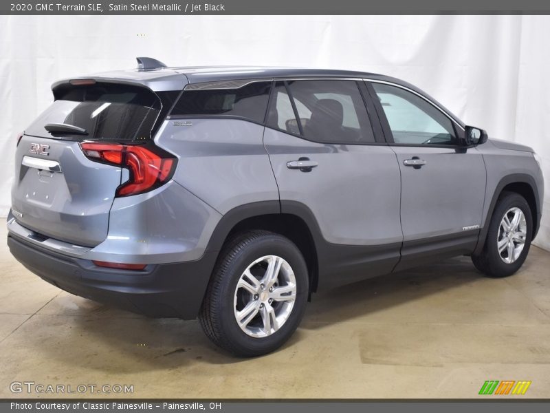 Satin Steel Metallic / Jet Black 2020 GMC Terrain SLE
