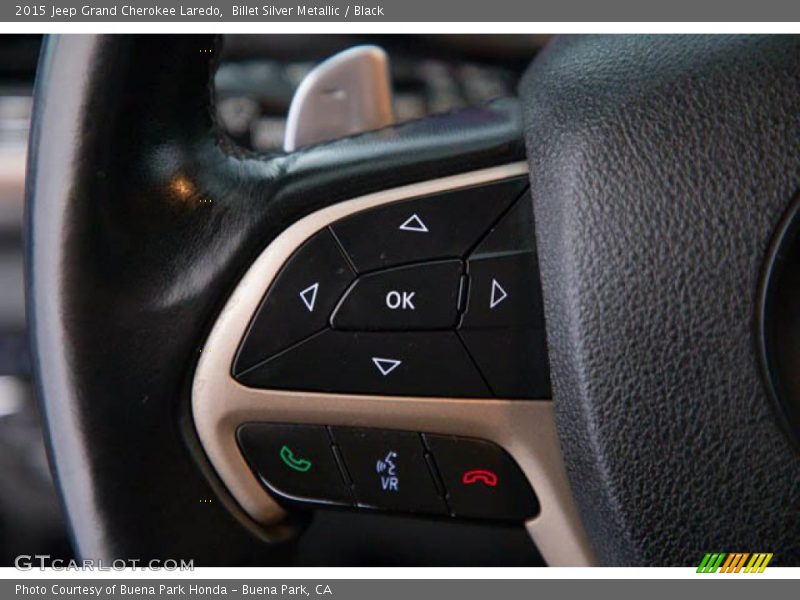 Billet Silver Metallic / Black 2015 Jeep Grand Cherokee Laredo