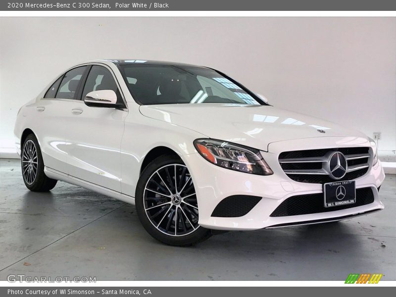 Polar White / Black 2020 Mercedes-Benz C 300 Sedan