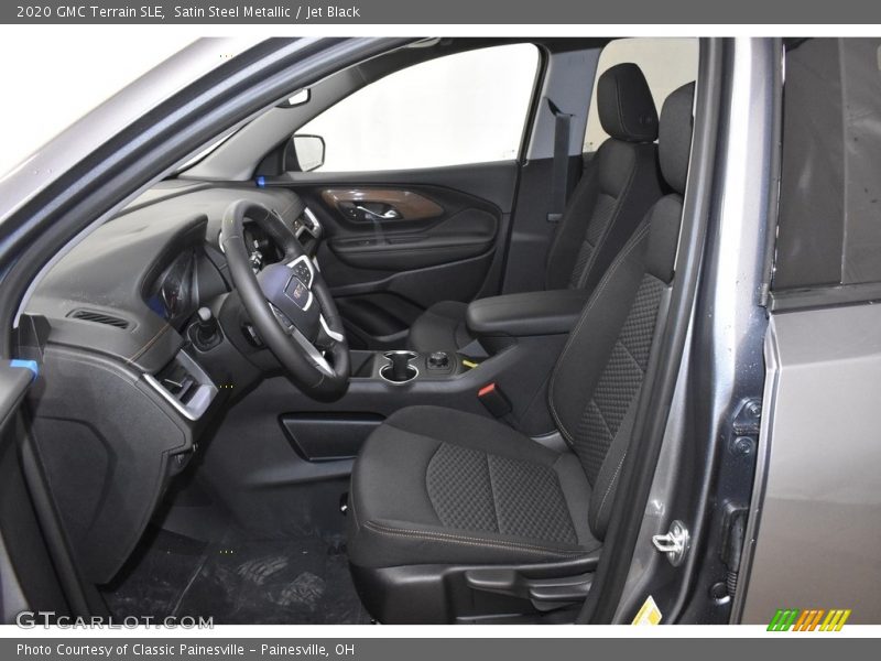Satin Steel Metallic / Jet Black 2020 GMC Terrain SLE