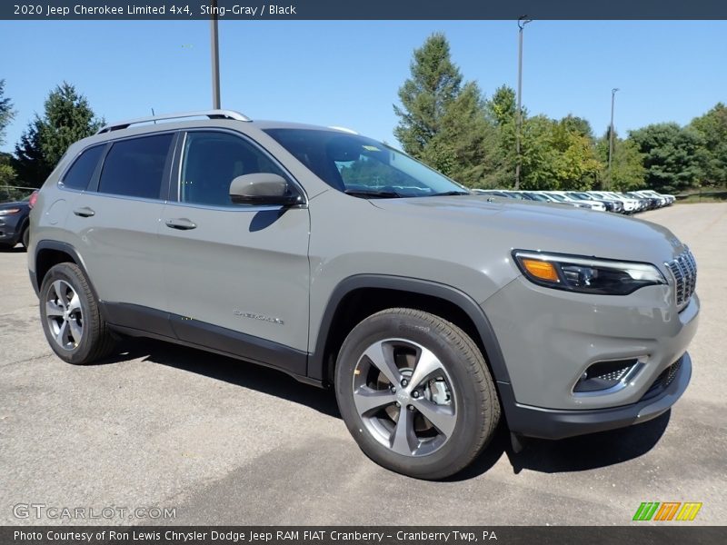 Sting-Gray / Black 2020 Jeep Cherokee Limited 4x4
