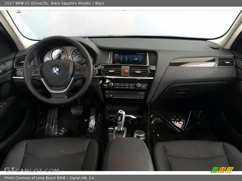 Black Sapphire Metallic / Black 2017 BMW X3 sDrive28i