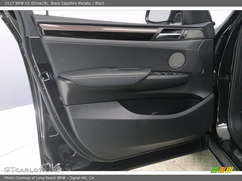 Black Sapphire Metallic / Black 2017 BMW X3 sDrive28i