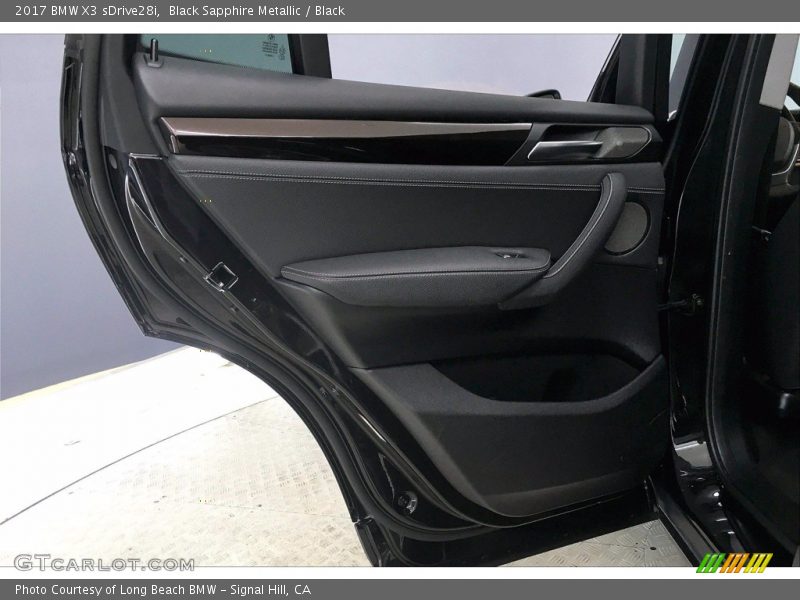 Black Sapphire Metallic / Black 2017 BMW X3 sDrive28i