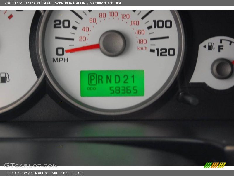 Sonic Blue Metallic / Medium/Dark Flint 2006 Ford Escape XLS 4WD
