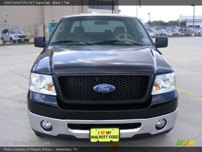 Black / Tan 2006 Ford F150 XLT SuperCab