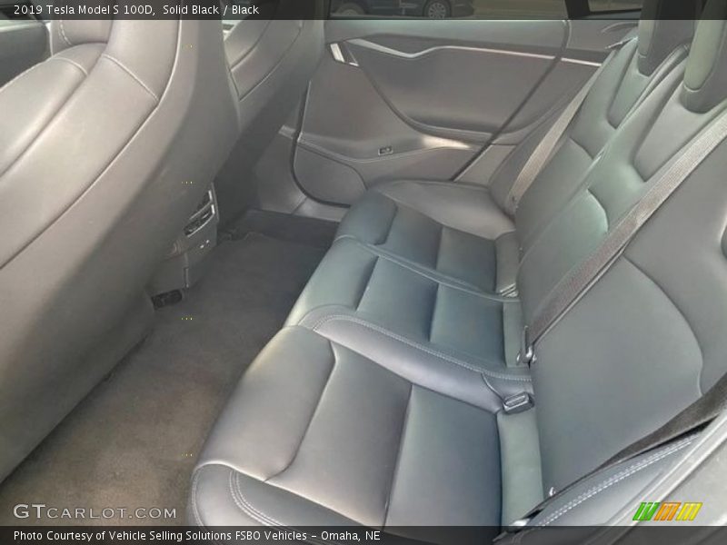 Rear Seat of 2019 Model S 100D