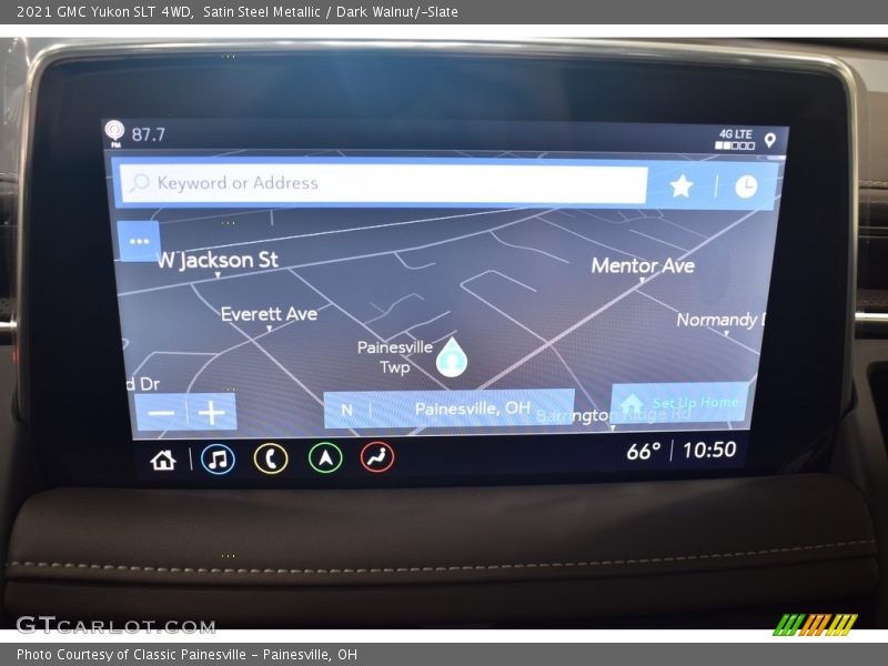 Navigation of 2021 Yukon SLT 4WD