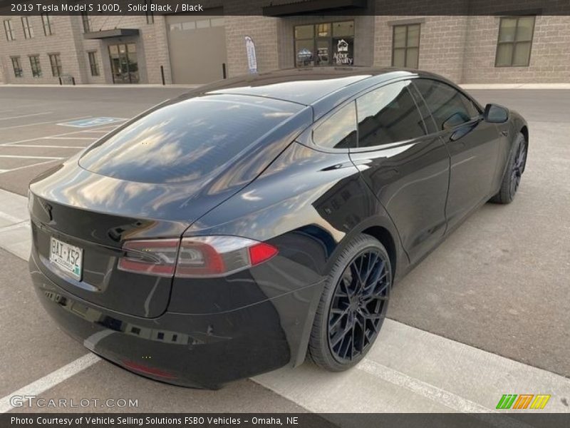 Solid Black / Black 2019 Tesla Model S 100D