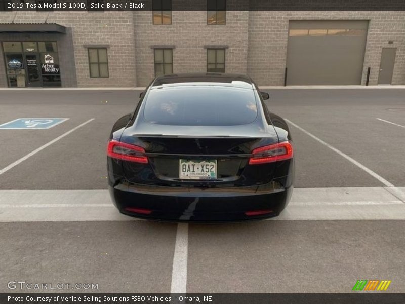 Solid Black / Black 2019 Tesla Model S 100D