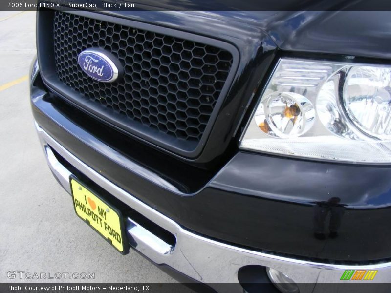 Black / Tan 2006 Ford F150 XLT SuperCab