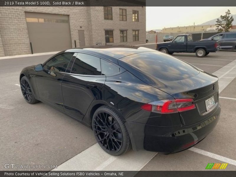 Solid Black / Black 2019 Tesla Model S 100D