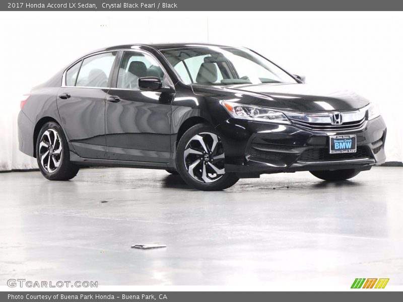 Crystal Black Pearl / Black 2017 Honda Accord LX Sedan