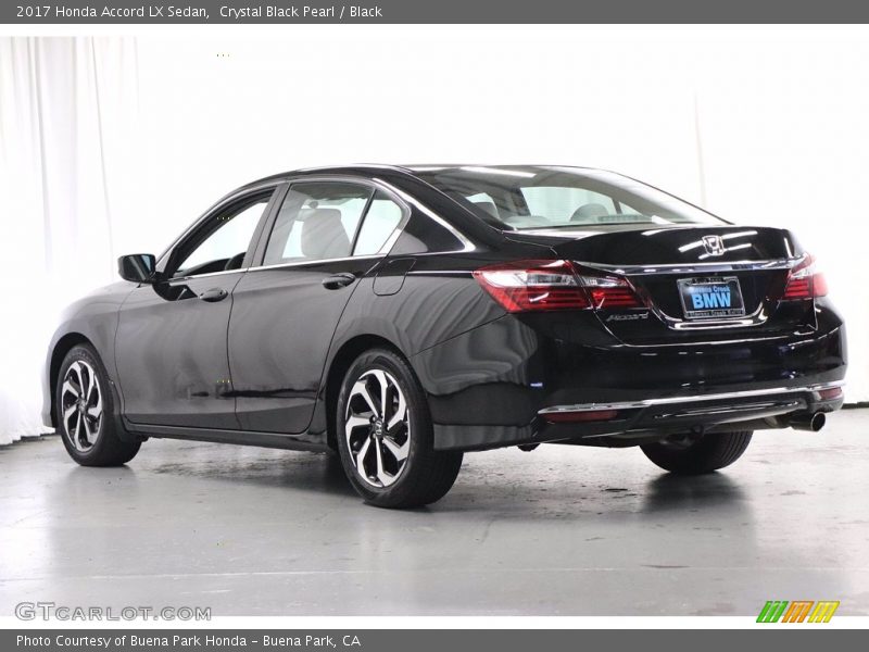 Crystal Black Pearl / Black 2017 Honda Accord LX Sedan