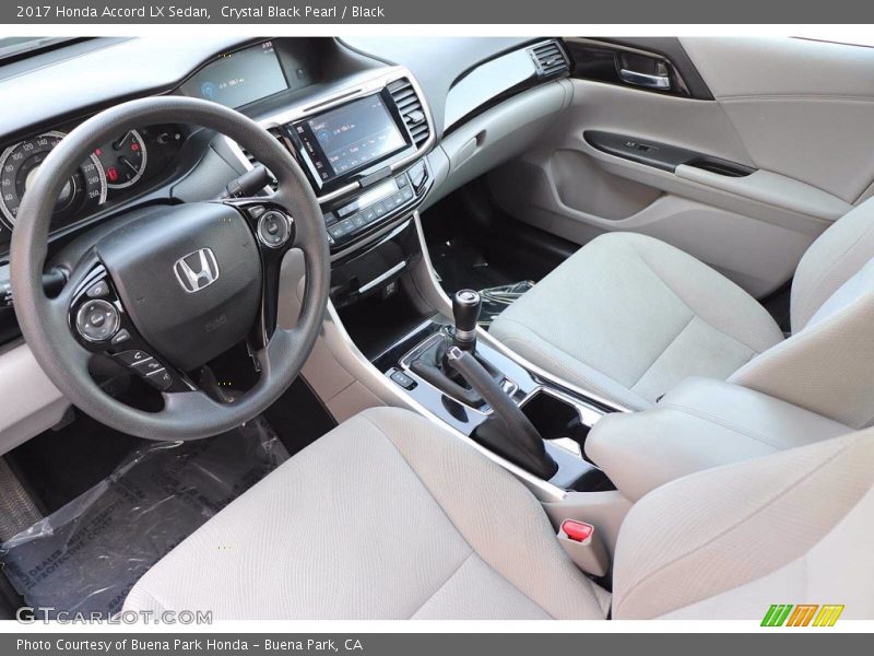  2017 Accord LX Sedan Black Interior