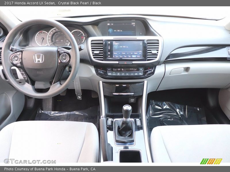 Crystal Black Pearl / Black 2017 Honda Accord LX Sedan