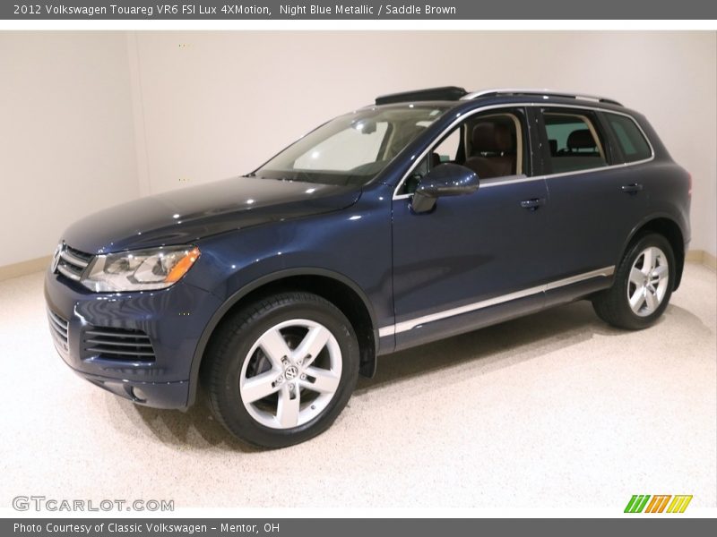 Night Blue Metallic / Saddle Brown 2012 Volkswagen Touareg VR6 FSI Lux 4XMotion