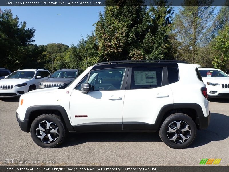 Alpine White / Black 2020 Jeep Renegade Trailhawk 4x4