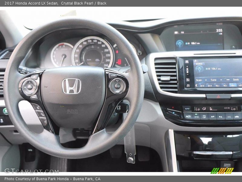 Controls of 2017 Accord LX Sedan