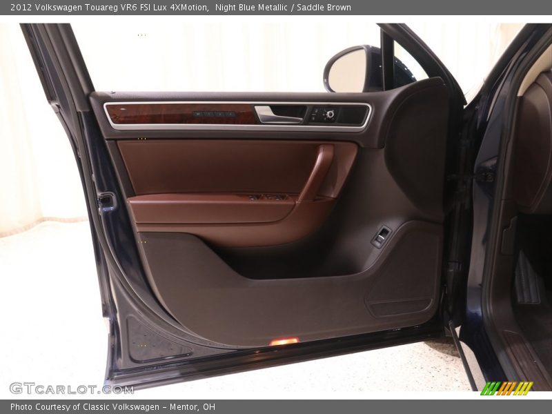 Night Blue Metallic / Saddle Brown 2012 Volkswagen Touareg VR6 FSI Lux 4XMotion