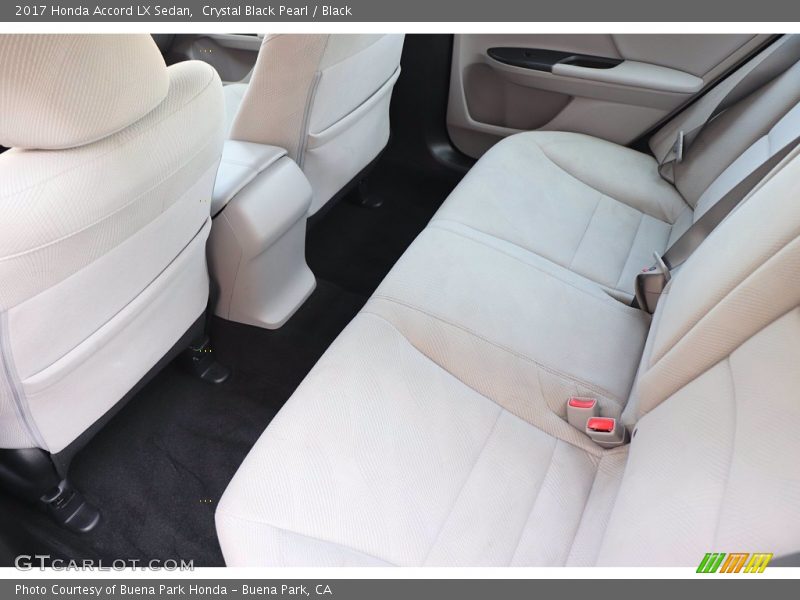 Rear Seat of 2017 Accord LX Sedan