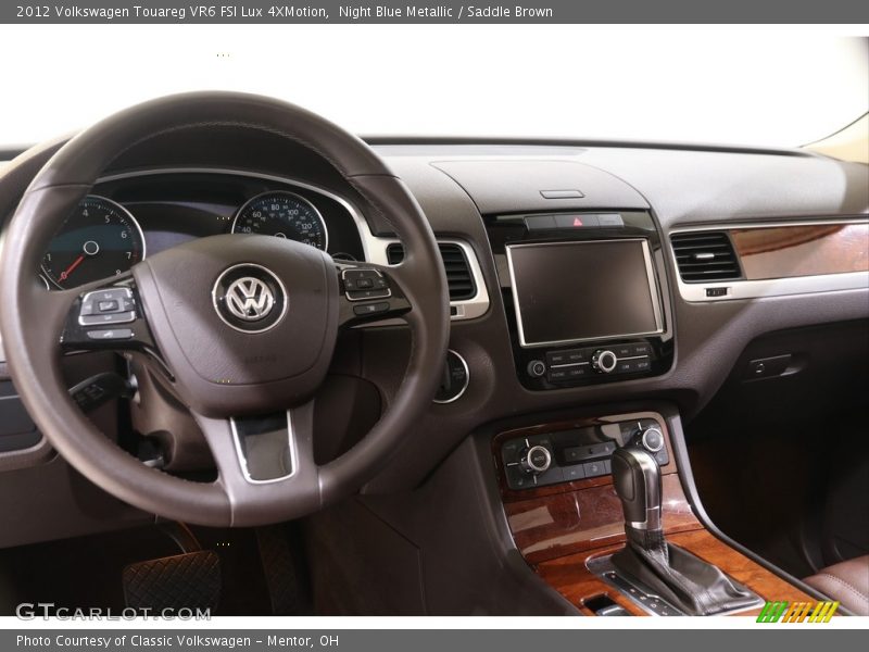 Night Blue Metallic / Saddle Brown 2012 Volkswagen Touareg VR6 FSI Lux 4XMotion