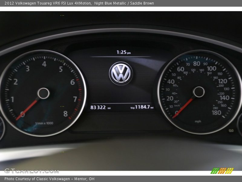 Night Blue Metallic / Saddle Brown 2012 Volkswagen Touareg VR6 FSI Lux 4XMotion