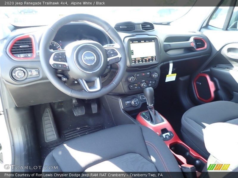 Alpine White / Black 2020 Jeep Renegade Trailhawk 4x4