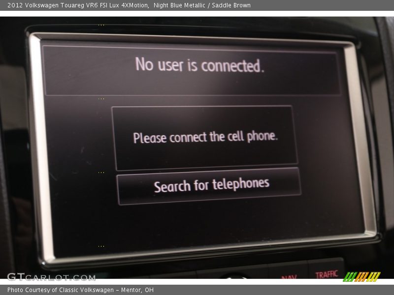 Night Blue Metallic / Saddle Brown 2012 Volkswagen Touareg VR6 FSI Lux 4XMotion